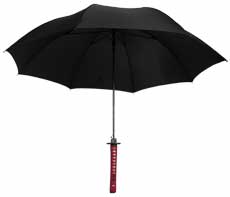日本刀傘「名刀雨傘」赤柄
